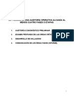 Fases Del Proceso de La Auditoria Operativa 2021