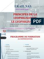 Principes de La Lyophilisation - Le Lyophilisateur