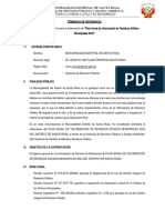 Términos de Referencia para La Elaboración Del Plan de Valorizacion de Residuos Solidos