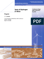 Hydrogen Production From Wind