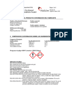 Hoja de Seguridad