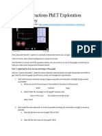 Atomic Interactions PhET Exploration