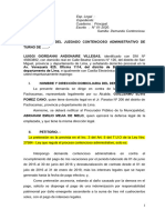 Demanda Contencioso Administrativo Modelo