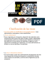 Clasificación de Rocas