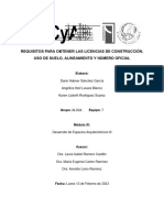 Requisitos para Obtener Las Licencias de Construcción, Uso de Suelo, Alineamiento y Número Oficial - XII - Equipo 7