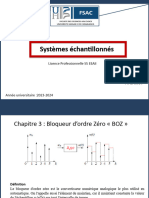 Systèmes Échantillonnés: Licence Professionnelle S5 EEAII