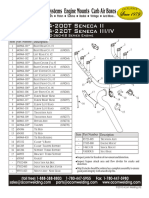 PIPER PA-34-200T Seneca II PIPER PA-34-220T Seneca III/IV: Exhaust Systems Engine Mounts Carb Air Boxes