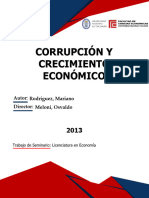 Corrupción y Crecimiento Económico - Mauro - 2013