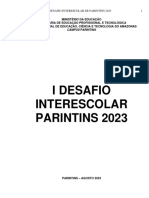 Minuta - Regulamento Desafio Interescolar 2023