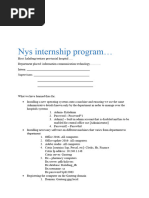 Nys Internship Program