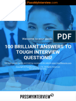 100 Brilliant Answers To Tough Interview Questions Tracked