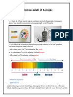 Solution Acide Et Basique