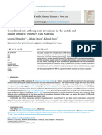 (Rumokoy Et Al., 2023) Geopolitical Risk and Corporate Investment in The Metals and Mining Industry - Evidence From Australia