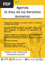 Agenda 16 Días de Activismo