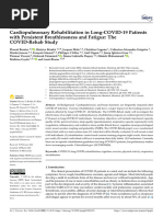 Cardiopulmonary Rehabilitation in Long COVID 19 Patients With Persistent Breathlessness and Fatigue The COVID Rehab Study