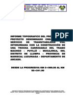 Informe Topografico