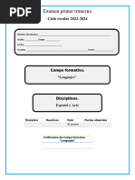 LENGUAJES Examen Primer Trimestre