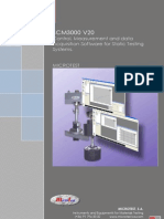 SCM3000 V20 Control, Measurement and Data Acquisition Software For Static Testing Systems.