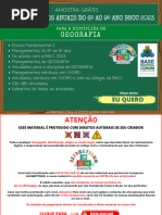 Amostra Grátis - Geografia - Planejamentos Do 6º Ao 9º Ano - BNCC 2023