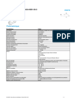 Soupape À Tête Inclinée VZXF-L-M22C-M-B-G2-430-H3B1-50-3: Fiche Technique