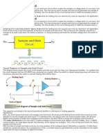 Circuit Diagram of Sample and Hold Circuit