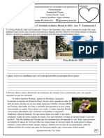 Revisão de História e Geografia 3º Ano (2 Atividade Avaliativa Mensal 2023)