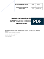 Informe de Mecanica de Suelos Sistema Aashto y Sucs