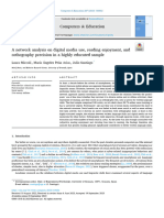 A Network Analysis On Digital Media Use, Reading Enjoyment, and Orthography Precision