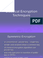 Classical Encryption Techniques