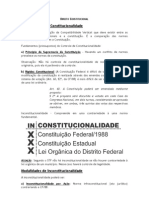 Direito Constitucional - Controle de Constitucionalidade