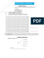 Actividades de Numeros Primos y Compuestos