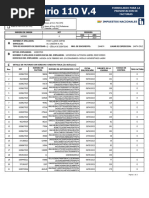 Modelo o Ejemplo de Formulario 110