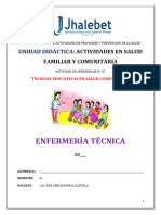 Técnicas Educativas en Salud Comunitaria