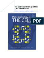 Test Bank For Molecular Biology of The Cell Sixth Edition