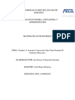 Tratados Y Acuerdos Comerciales Que Tiene Firmado El Gobierno Mexicano - Valenzuela Guzmán - Jair Ernesto