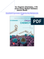 Test Bank For Organic Chemistry 11th Edition Francis Carey Robert Giuliano Janice Smith