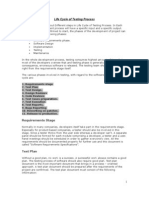 Life Cycle of Testing Process