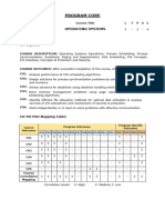 Operating System Syllabus