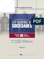 Comentarios A La Ley General de Sociedades 2