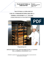 Plan Haccp para Pan Solexport (1 Correccion)