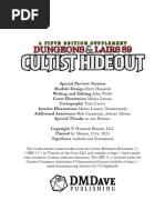 DMDave and JKW - Dungeons & Lairs 89 - Cultist Hideout - Preview