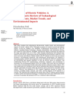 The Future of Electric Vehicles A Comprehensive Review of Technological Advancements, Market Trends, and Environmental Impacts