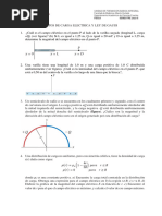 Problemas Prouestos de Carga Electrica y Ley de Gauss Ii