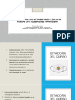 Clase 8 y 9, Familias Con Adolescentes Transgénero, Dip. Salud Mental Adolescente