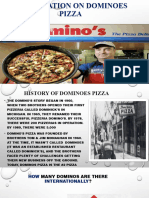 Presentation On Dominoes Pizza