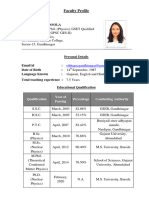 Faculty Profile