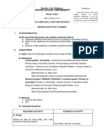 Detailed Lesson Plan in English - Bsee 111 - Buenavente, Menard V.