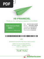 Mpesa Receipt