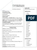 Journeys Study Guide - Lesson 7