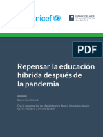 Educación Hibrida Pos Pandemia